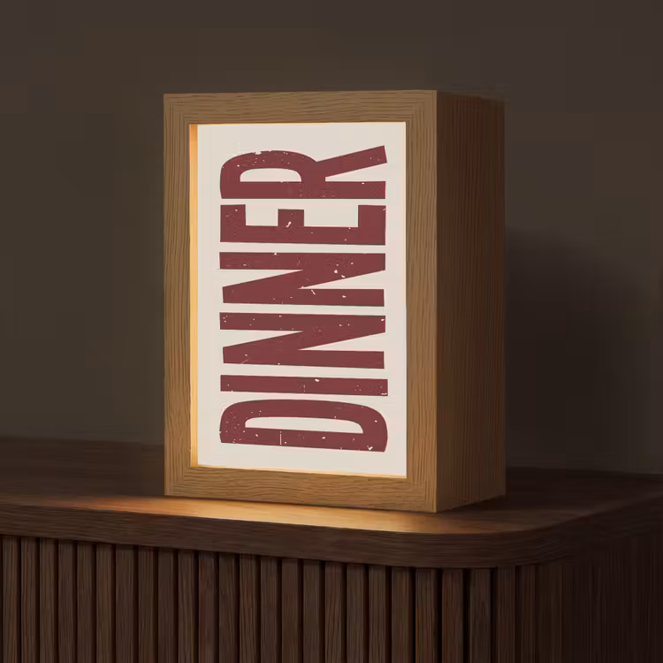 Tafellamp - Eten - Decoratie - Rood - Vintage — 1