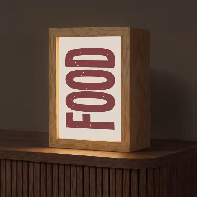 Tafellamp - Eten - Japandi - Rood - Decoratie — 1