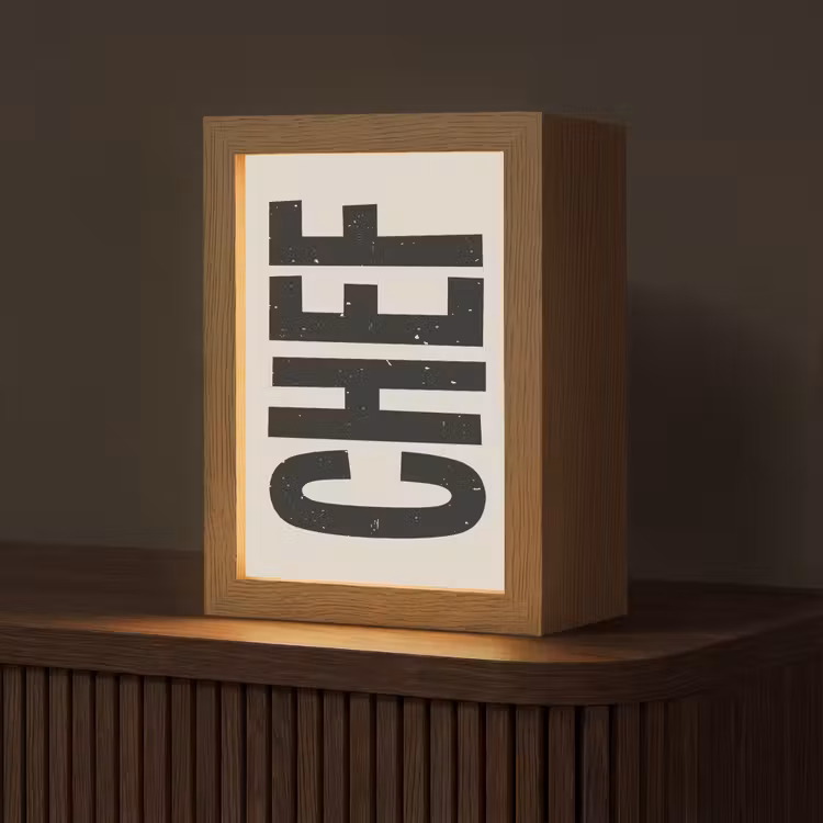 Tafellamp - Vintage - Chef - Japandi - Zwart — 1