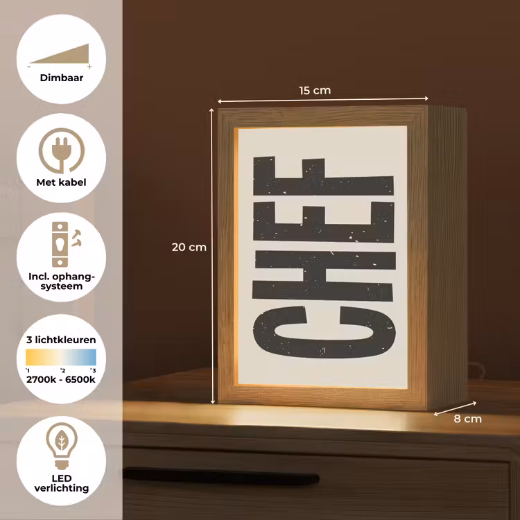 Tafellamp - Vintage - Chef - Japandi - Zwart — 7