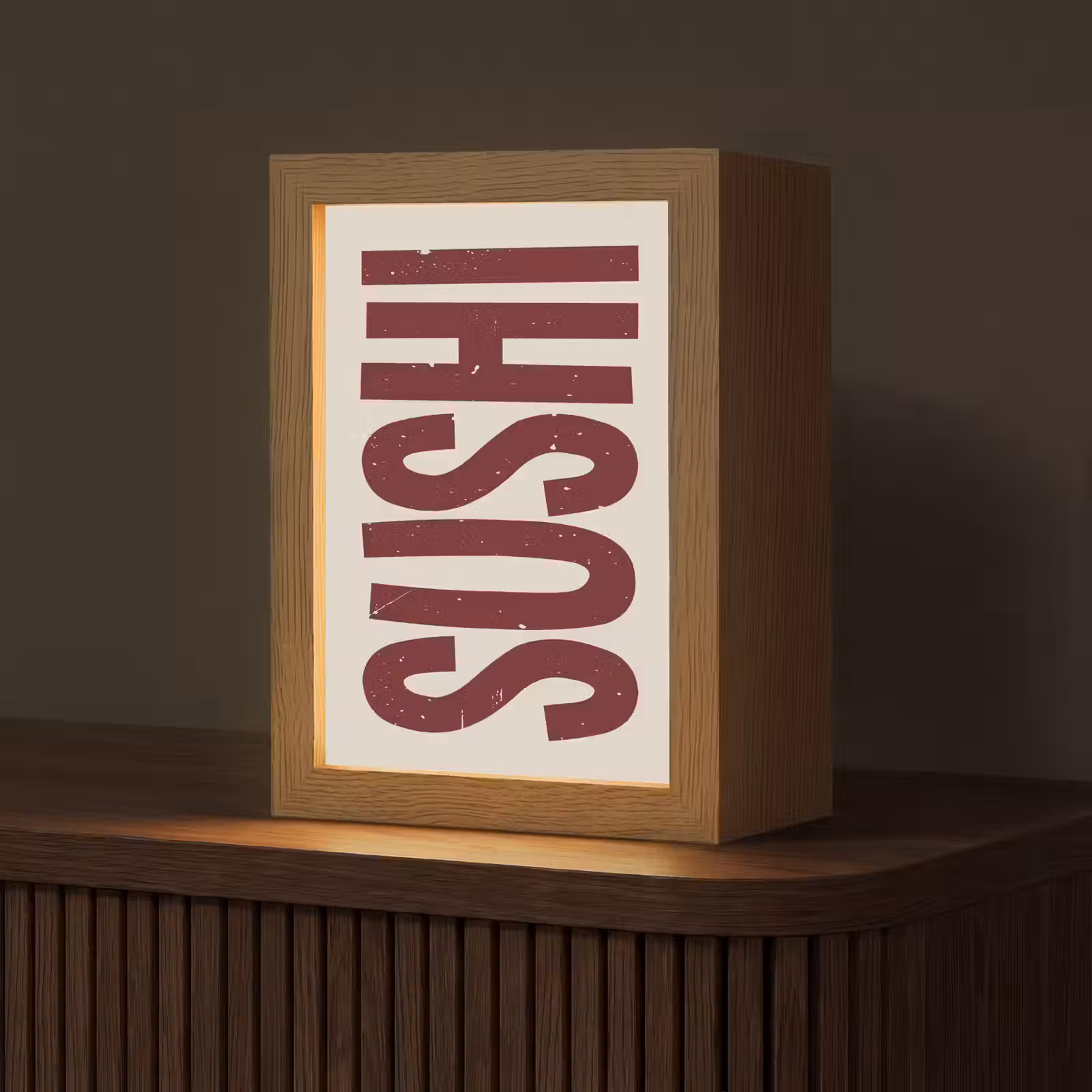 Tafellamp - Sushi - Rood - Japandi - Decoratie — 1