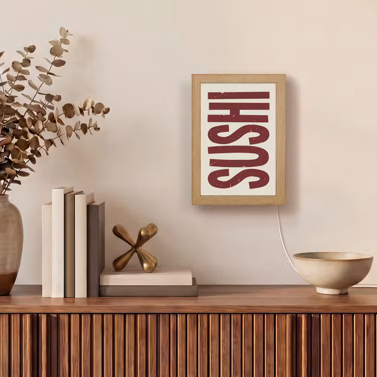 Tafellamp - Sushi - Rood - Japandi - Decoratie — 4
