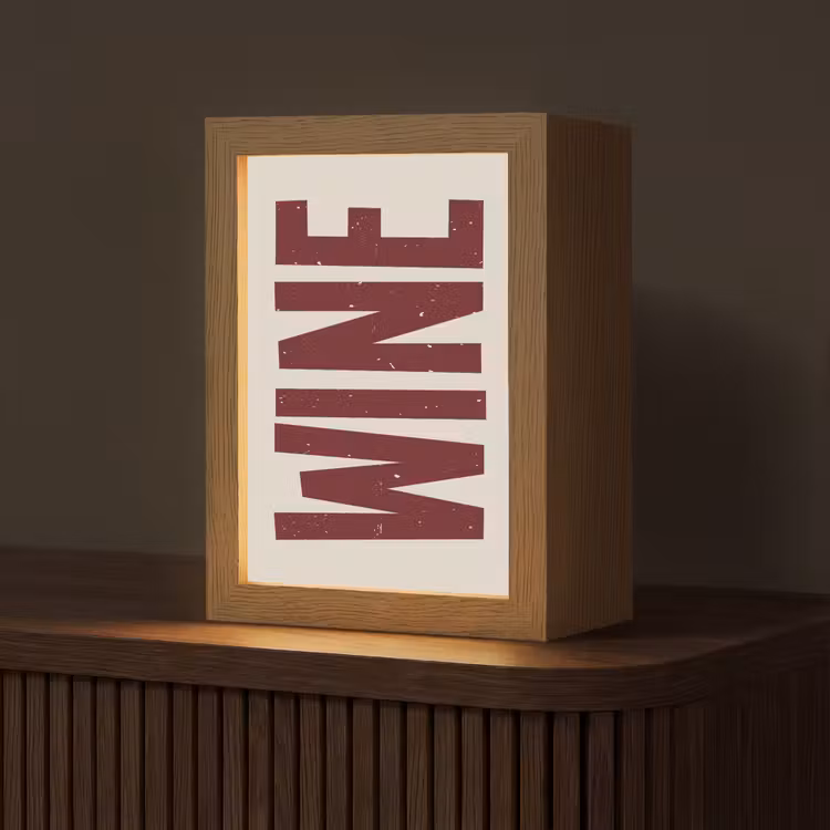 Tafellamp - Wine - Red - Decoratie - Japandi — 1
