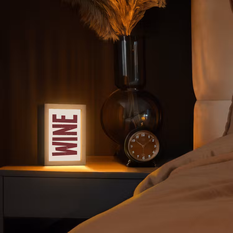 Tafellamp - Wine - Red - Decoratie - Japandi — 2