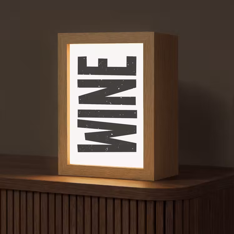 Tafellamp - Vintage - Japandi - Wine - Decoratie — 1