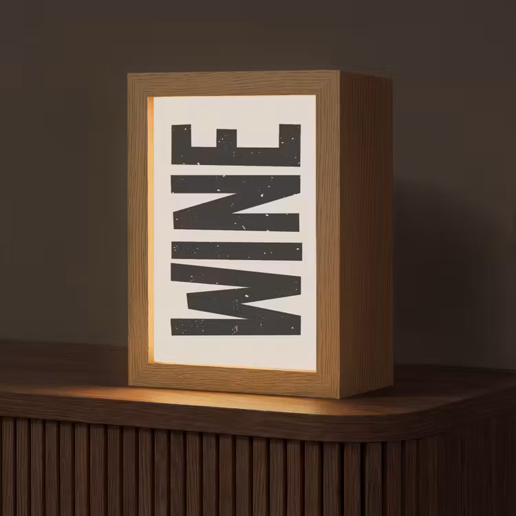 Tafellamp - Zwart - Wijn - Decoratie - Vintage — 1
