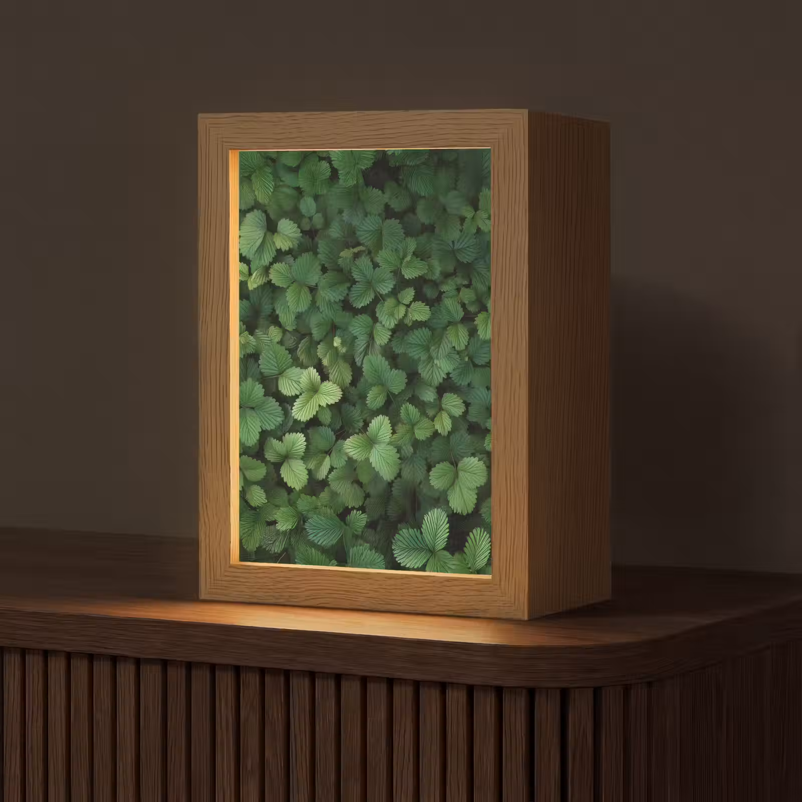 Tafellamp - Groen - Bladeren - Kartel - Zonlicht — 1