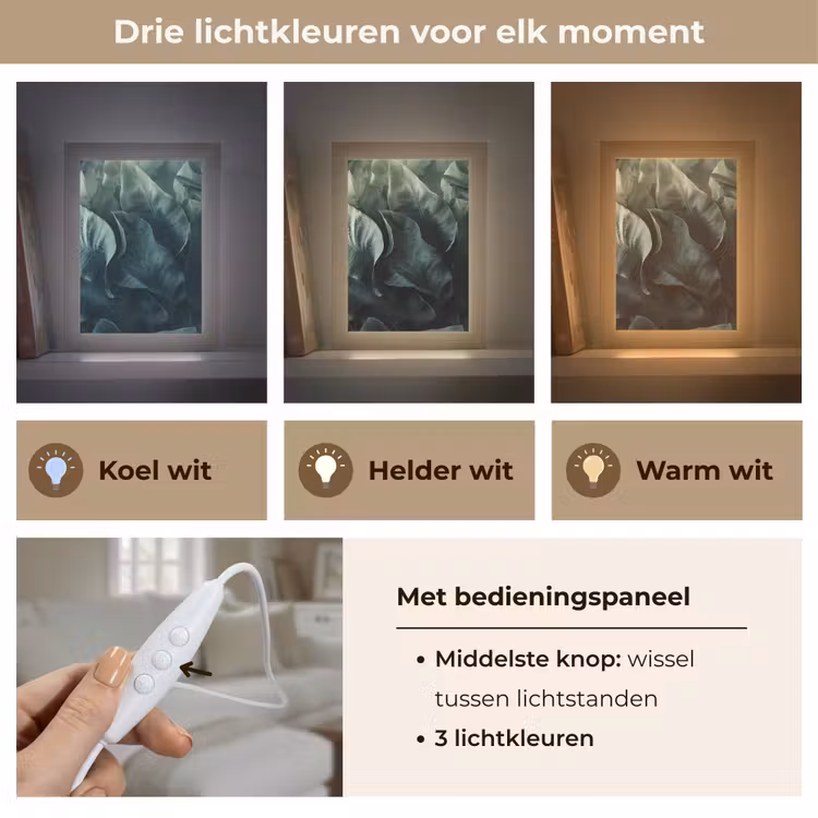Tafellamp - Groen - Bladeren - Glad - Nerven — 6