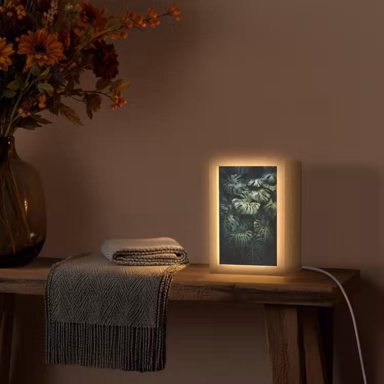 Tafellamp - Plant - Monstera - Lichtinval — 3
