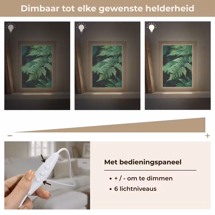 Tafellamp - Varenblad - Groen - Structuur - Wazig — 8