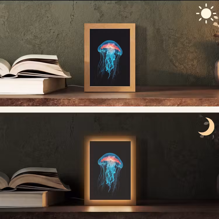 Tafellamp - Kwal - Tentakels - Blauw - Licht — 5