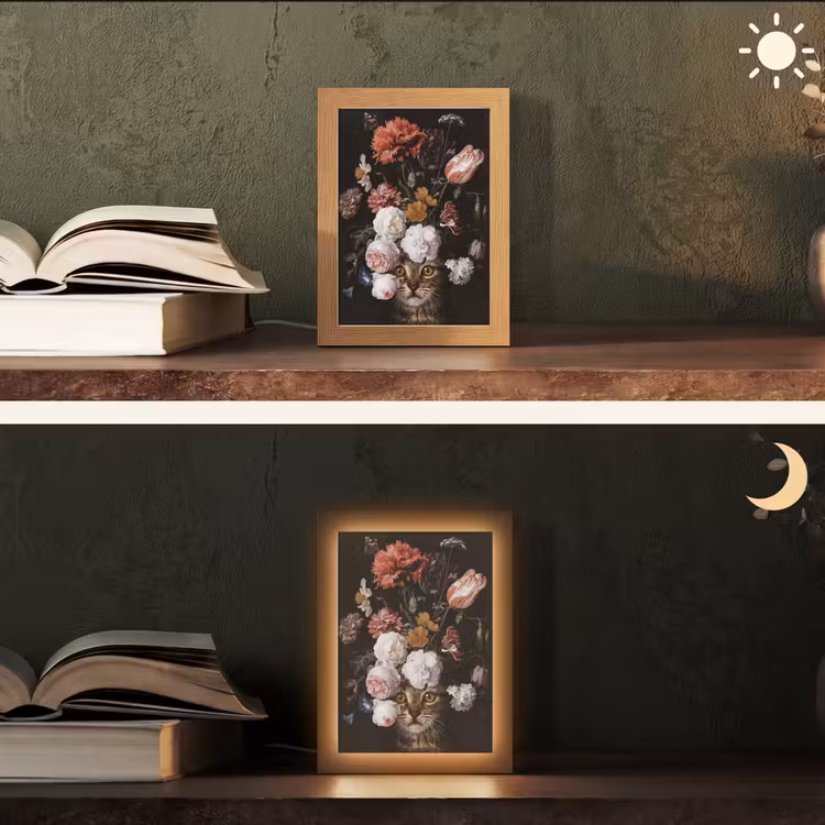 Tafellamp - Stilleven met bloemen - Jan Davidsz de Heem - Kat — 5