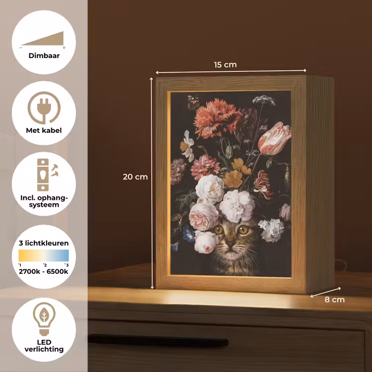 Tafellamp - Stilleven met bloemen - Jan Davidsz de Heem - Kat — 7
