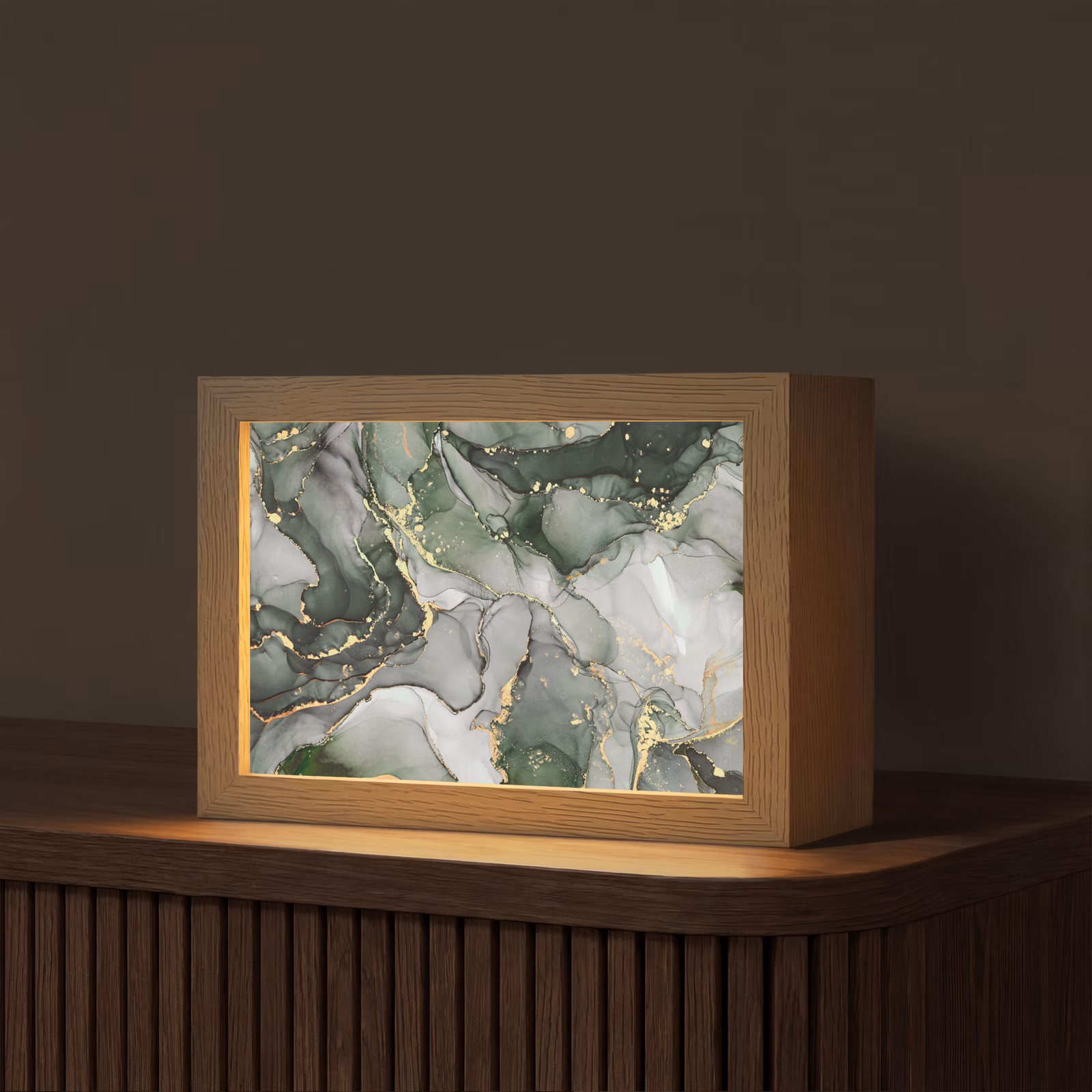 Tafellamp - Luxe - Marmer - Groen — 1