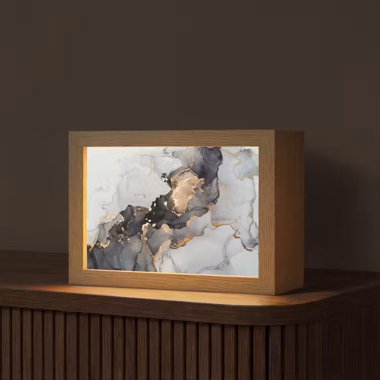 Tafellamp - Zwart - Marmer - Luxe - Goud