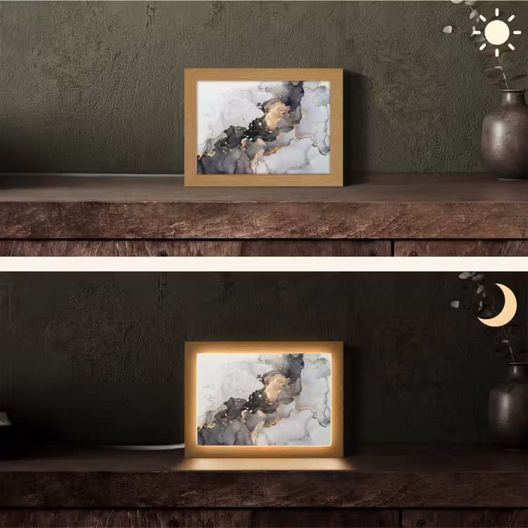 Tafellamp - Zwart - Marmer - Luxe - Goud — 5