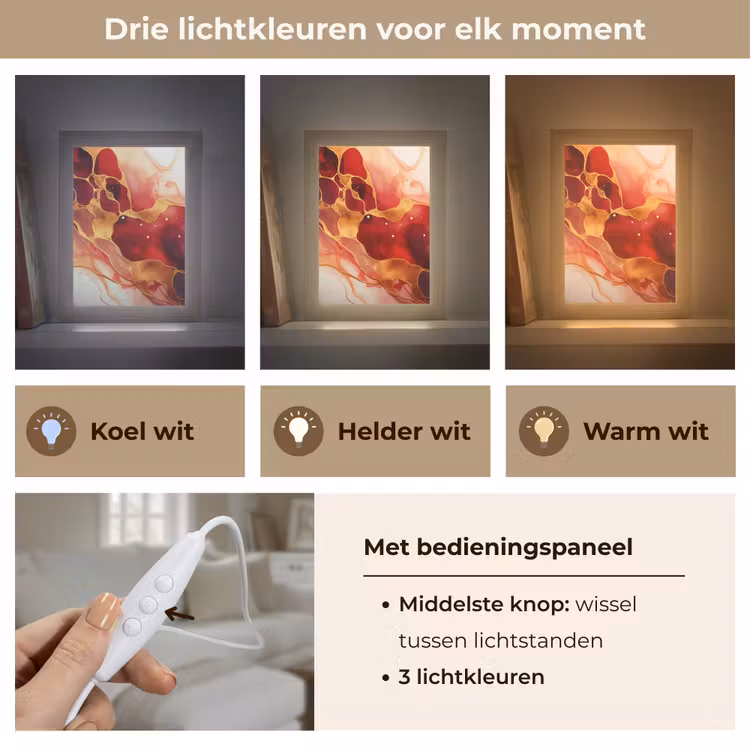 Tafellamp - Rode Alcohol Inkt met Goud — 6