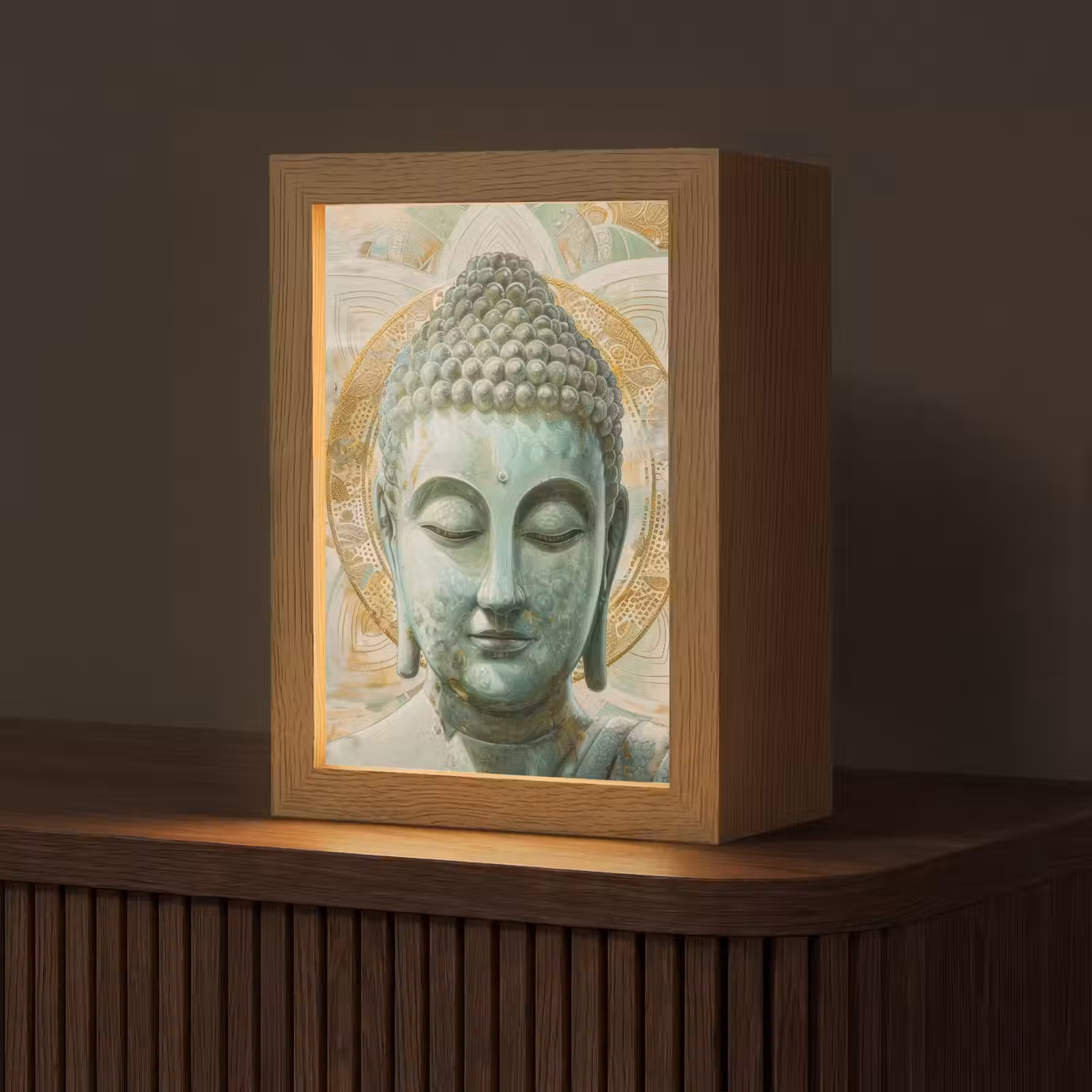 Tafellamp - Buddha - Mandala - Modern - Spiritualiteit — 1