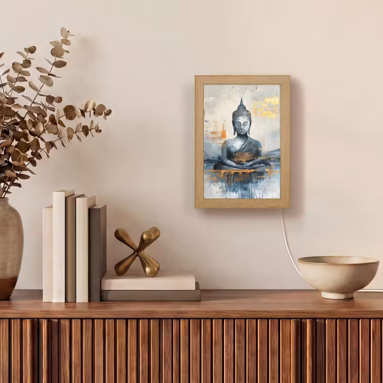 Tafellamp - Buddha - Goud - Abstract - Modern — 4