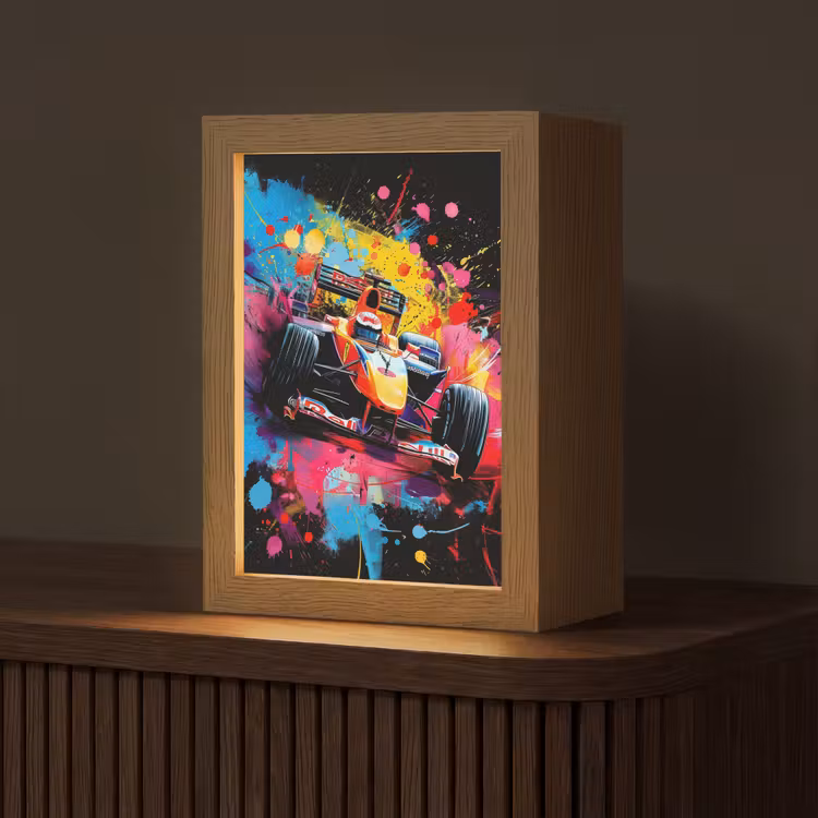 Tafellamp - Graffiti - Sport - Auto - Formule 1 - Autosport — 1