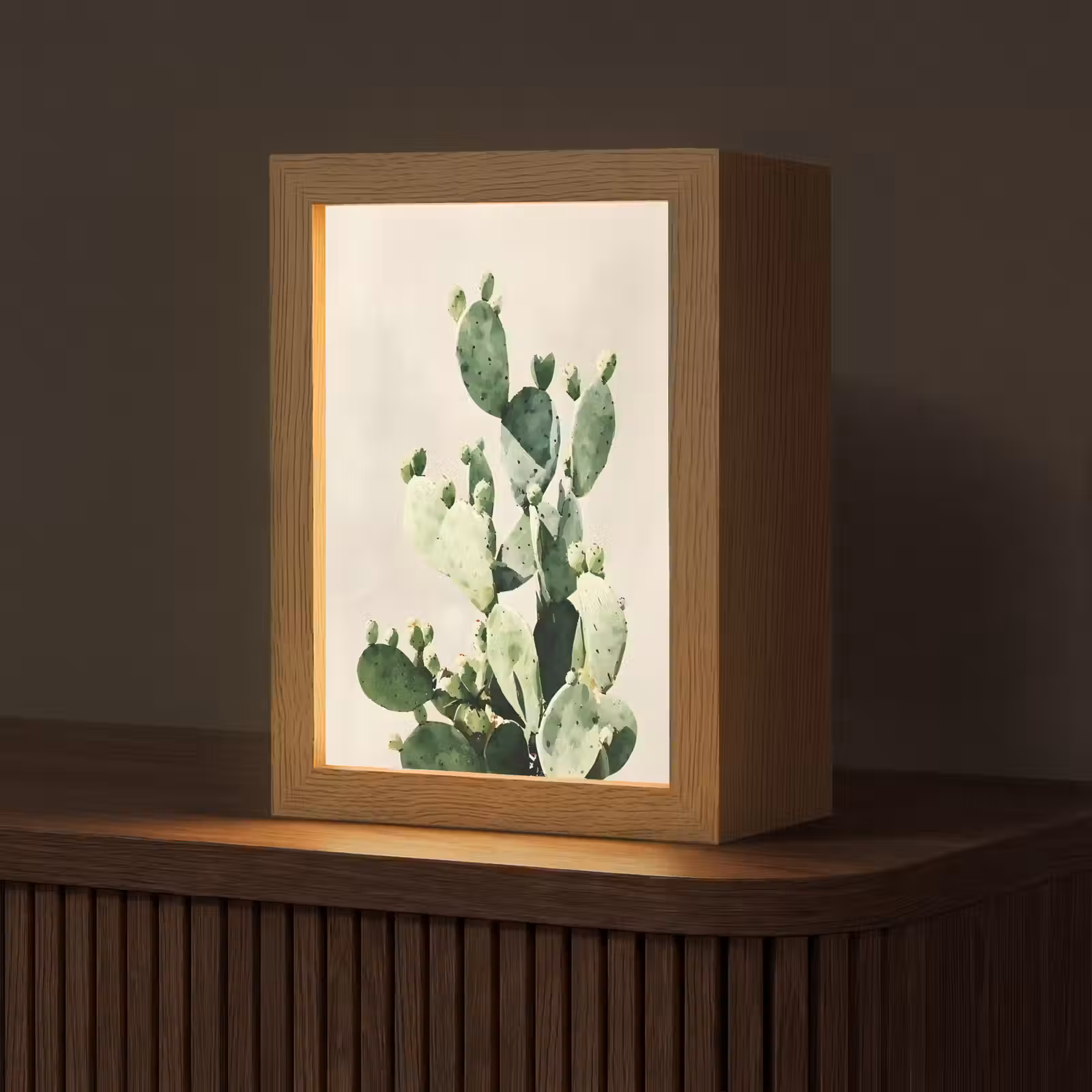 Tafellamp - Cactus - Groen - Minimalistisch — 1