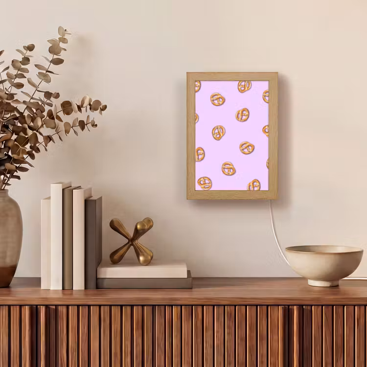 Tafellamp - Pretzels - Eten - Paars — 4
