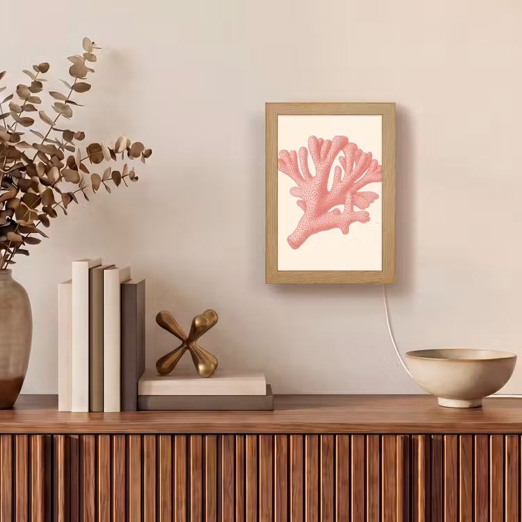 Tafellamp - Koraal - Stipjes - Roze — 4