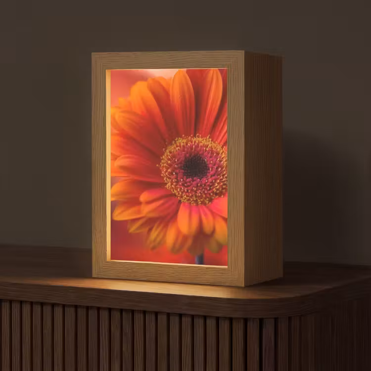 Tafellamp - Oranje - Gerbera - Intens — 1