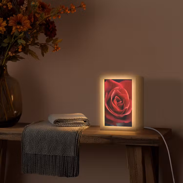 Tafellamp - Rood - Roos - Romantisch — 3