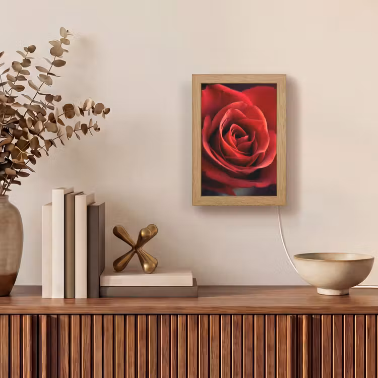 Tafellamp - Rood - Roos - Romantisch — 4