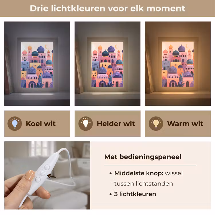 Tafellamp - Kleurrijke stad - Zon - Islamitisch — 6