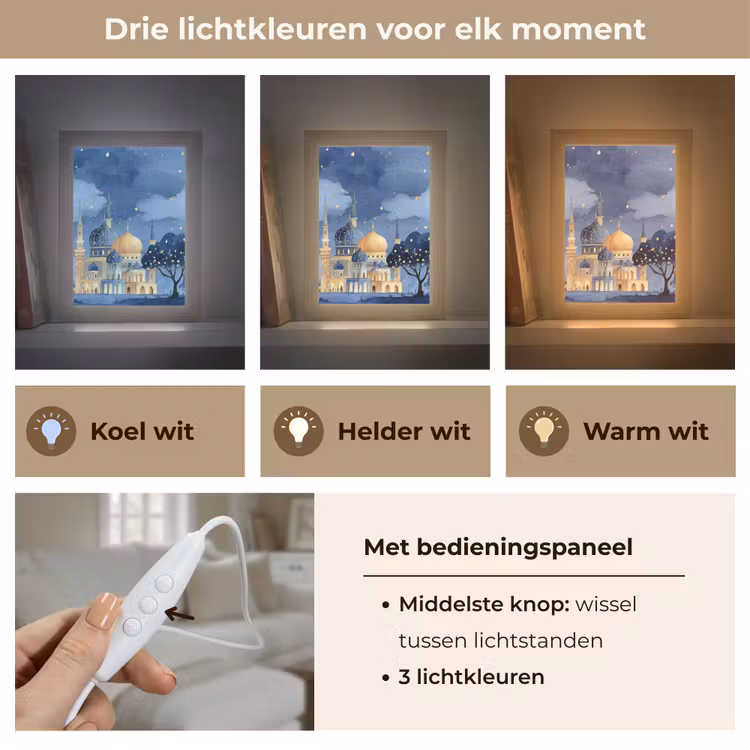 Tafellamp - Sterrenhemel - Goud - Moskee — 6