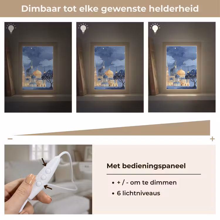 Tafellamp - Sterrenhemel - Goud - Moskee — 8