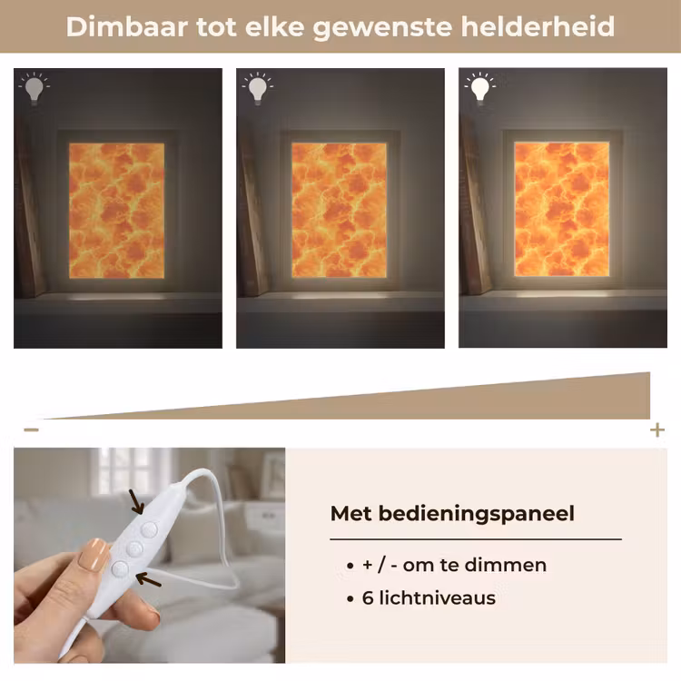 Tafellamp - Bliksem - Storm - Oranje — 8