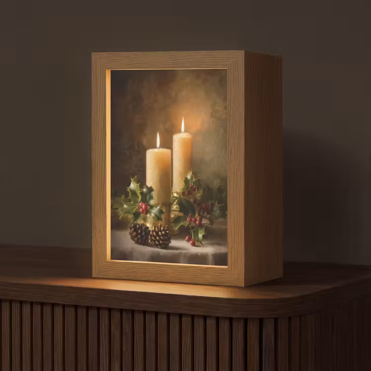 Tafellamp - Kaarslicht - Kerst - Veelkleurig — 1