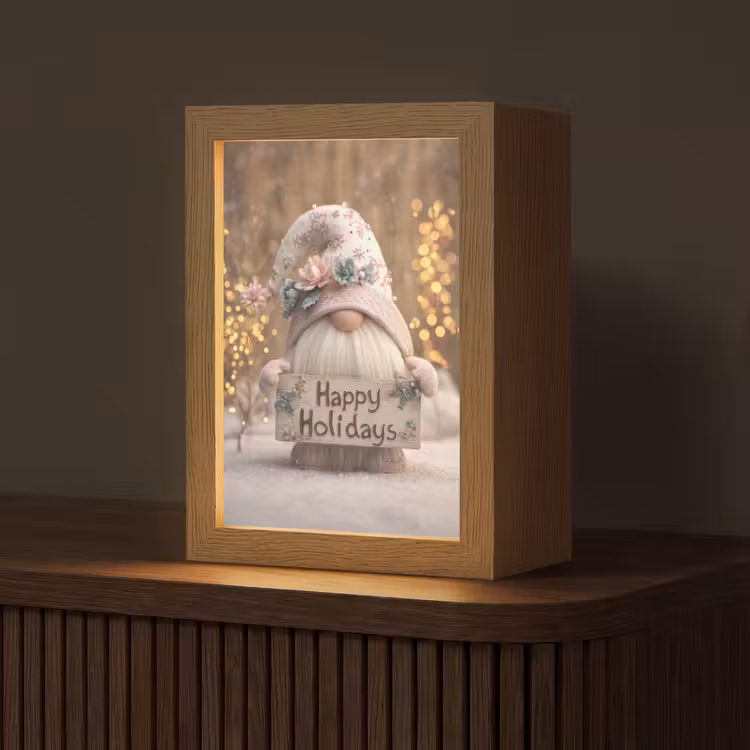 Tafellamp - Kerst - Gnome - Bord - Kleurrijk — 1