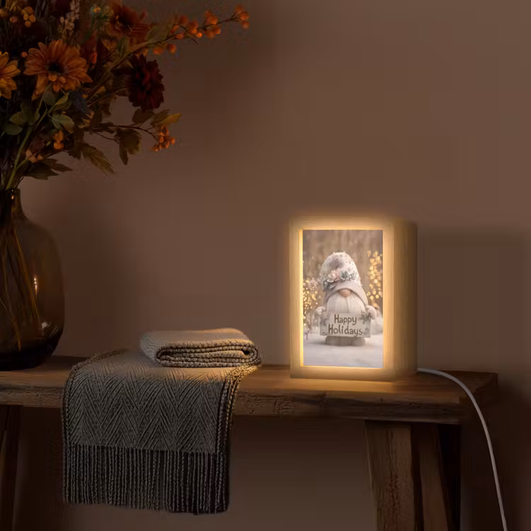 Tafellamp - Kerst - Gnome - Bord - Kleurrijk — 3