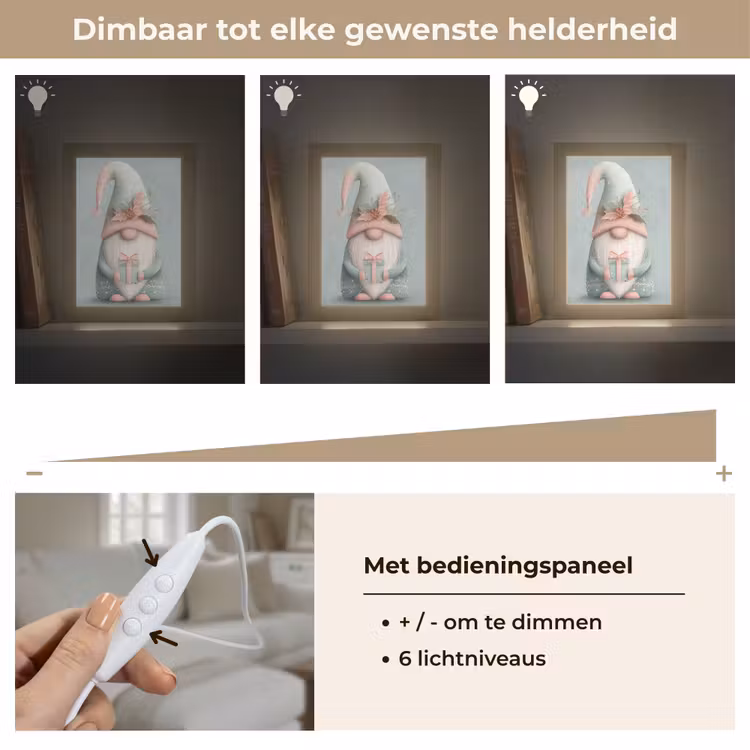 Tafellamp - Kerstgnome - Cadeau - Groen — 8