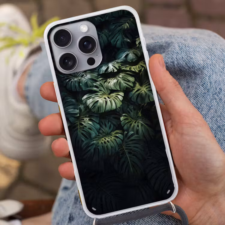 Telefoonhoesje met koord - Plant - Monstera - Lichtinval — 2