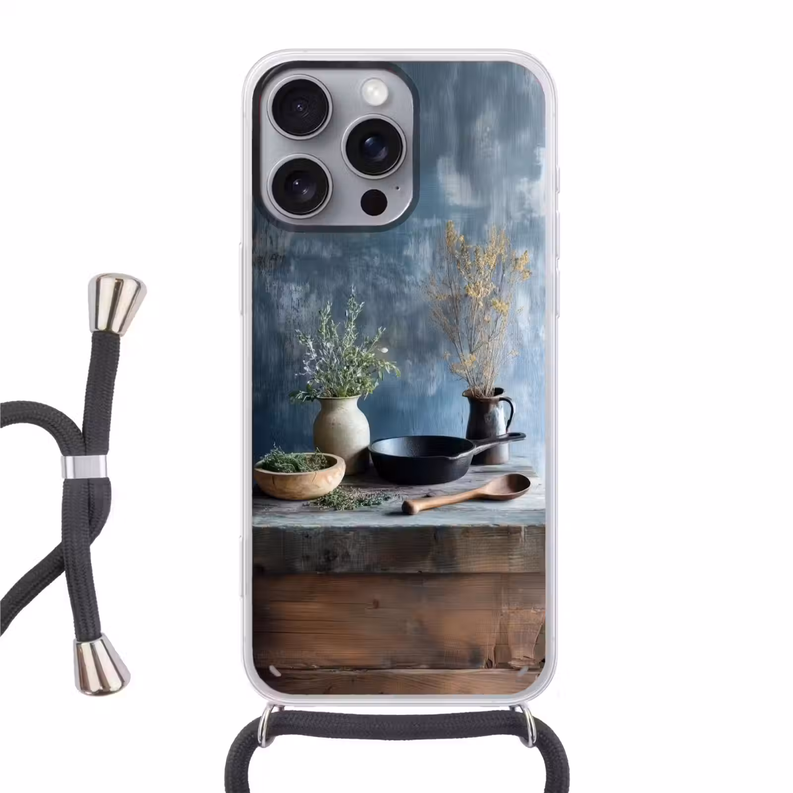 Telefoonhoesje met koord - Pan - Kruiden - Schilderachtig — 1