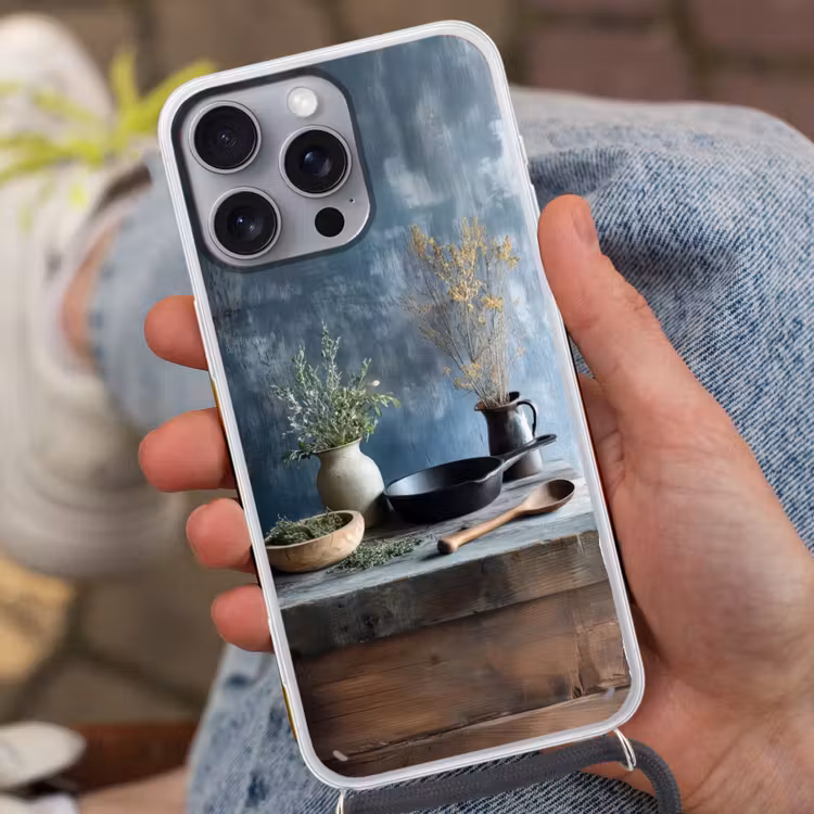 Telefoonhoesje met koord - Pan - Kruiden - Schilderachtig — 2
