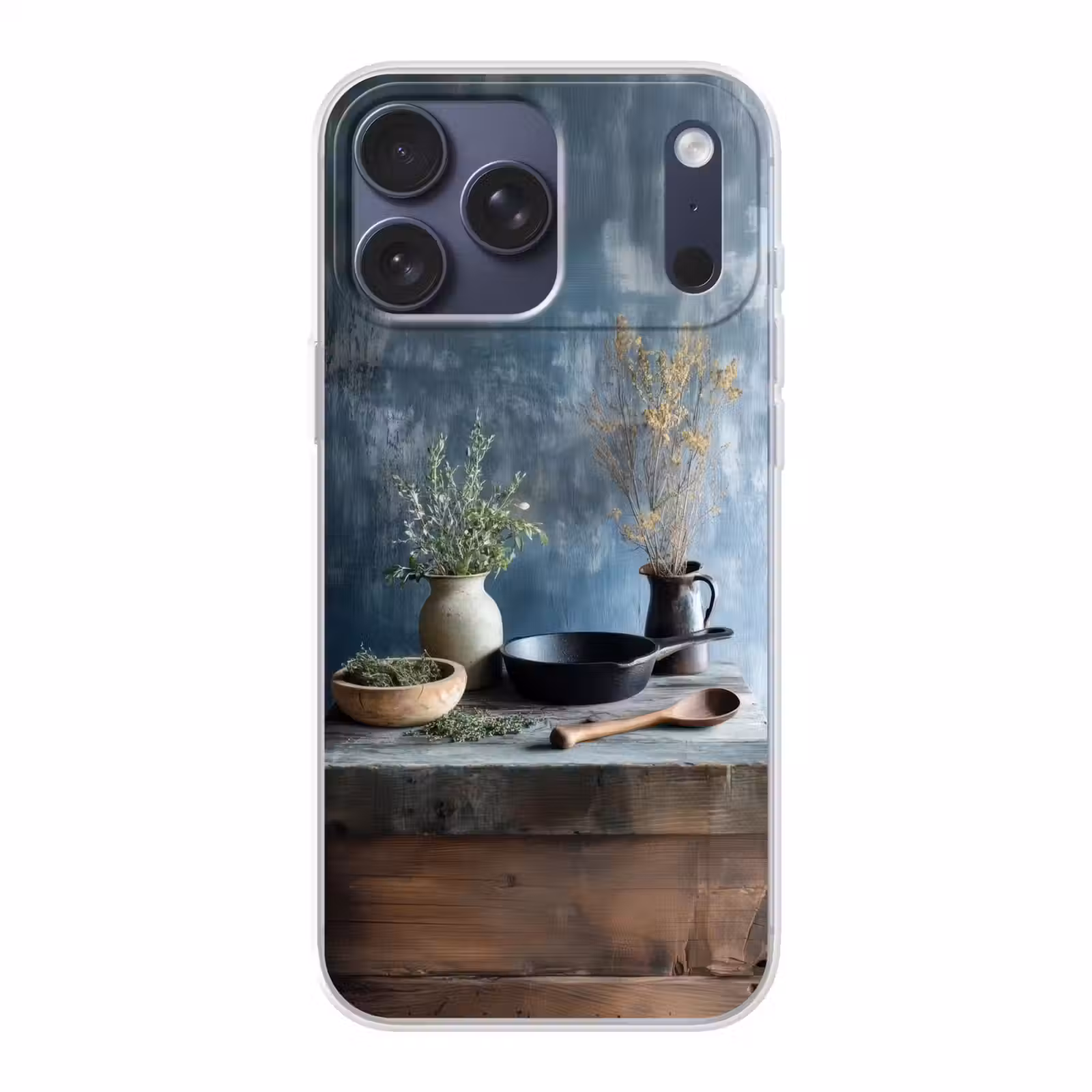 Telefoonhoesje Softcase - Pan - Kruiden - Schilderachtig — 1