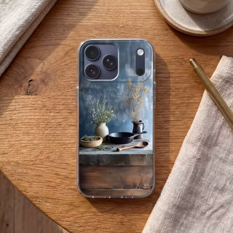 Telefoonhoesje Softcase - Pan - Kruiden - Schilderachtig — 2