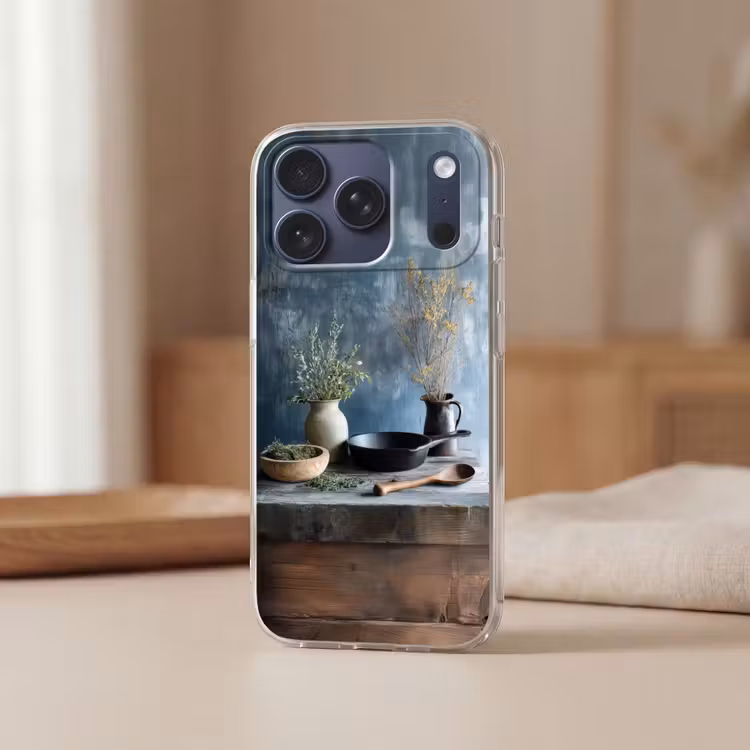 Telefoonhoesje Softcase - Pan - Kruiden - Schilderachtig — 3