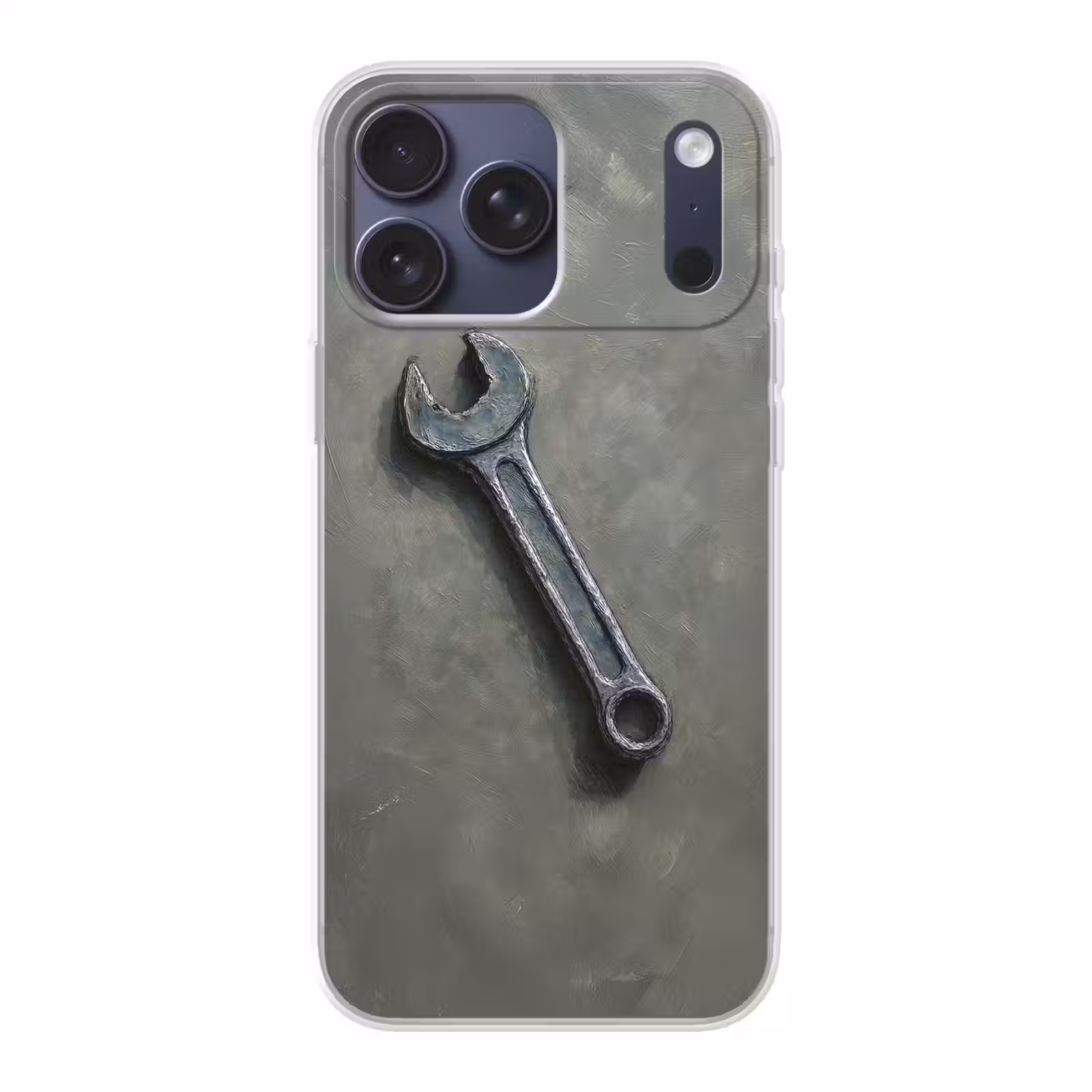 Telefoonhoesje Softcase - Steeksleutel - Schilderij - Gereedschap - Verf — 1
