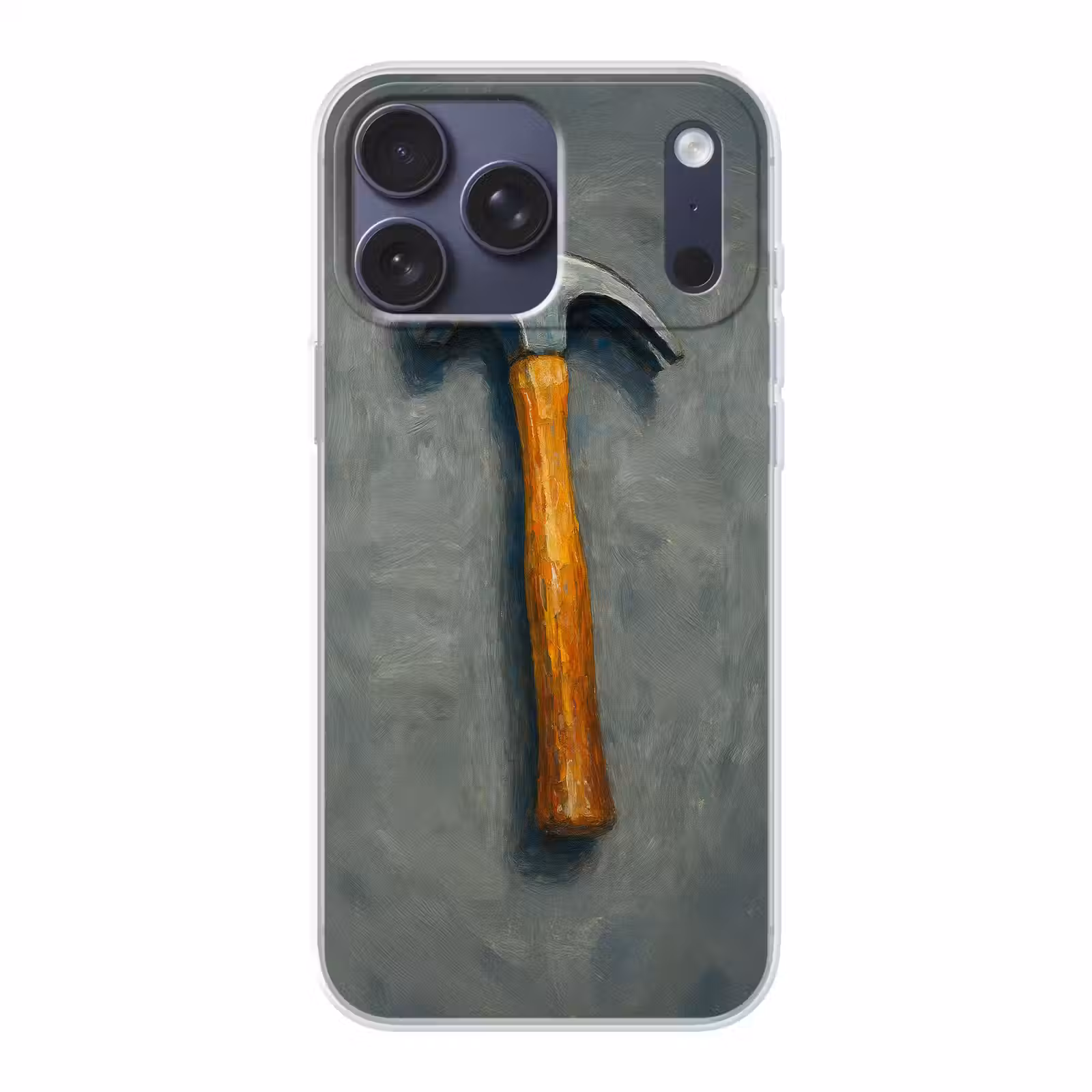Telefoonhoesje Softcase - Hamer - Schilderij - Gereedschap — 1