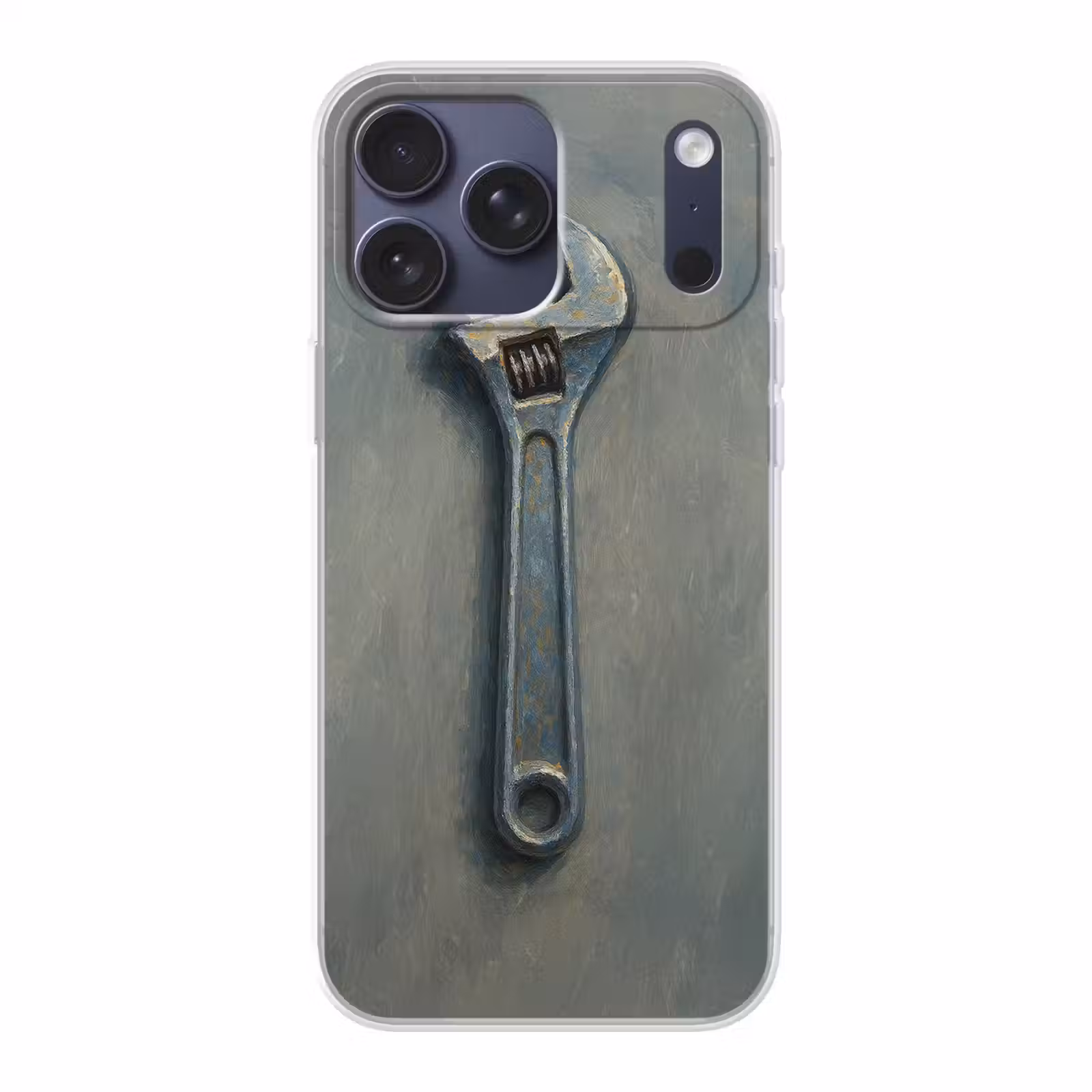 Telefoonhoesje Softcase - Moersleutel - Gereedschap - Verf — 1