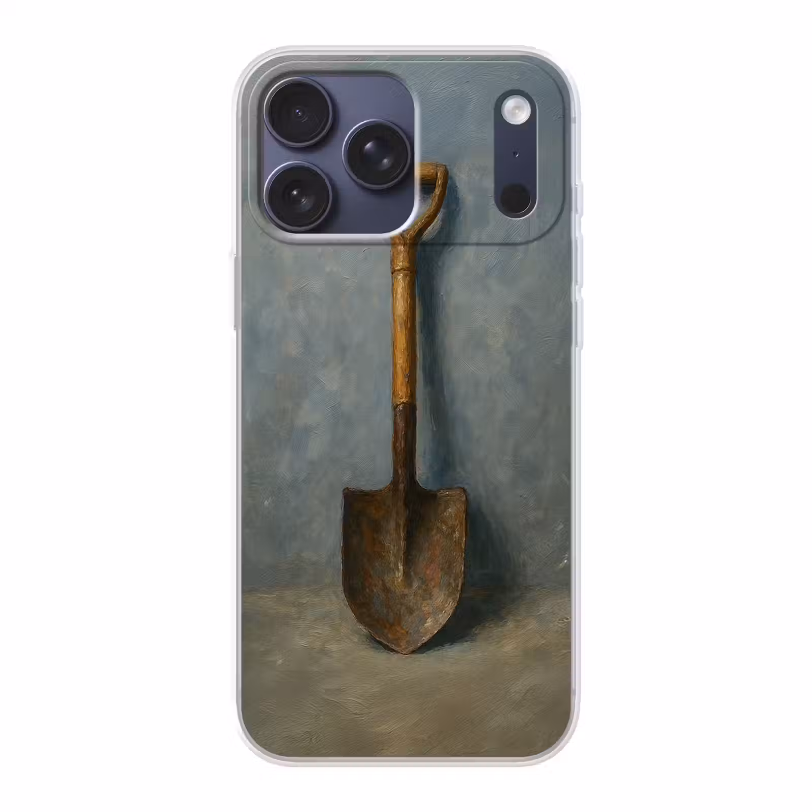 Telefoonhoesje Softcase - Schep - Gereedschap - Schilderij — 1
