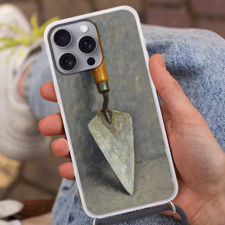 Telefoonhoesje met koord - Troffel - Verf - Gereedschap — 2