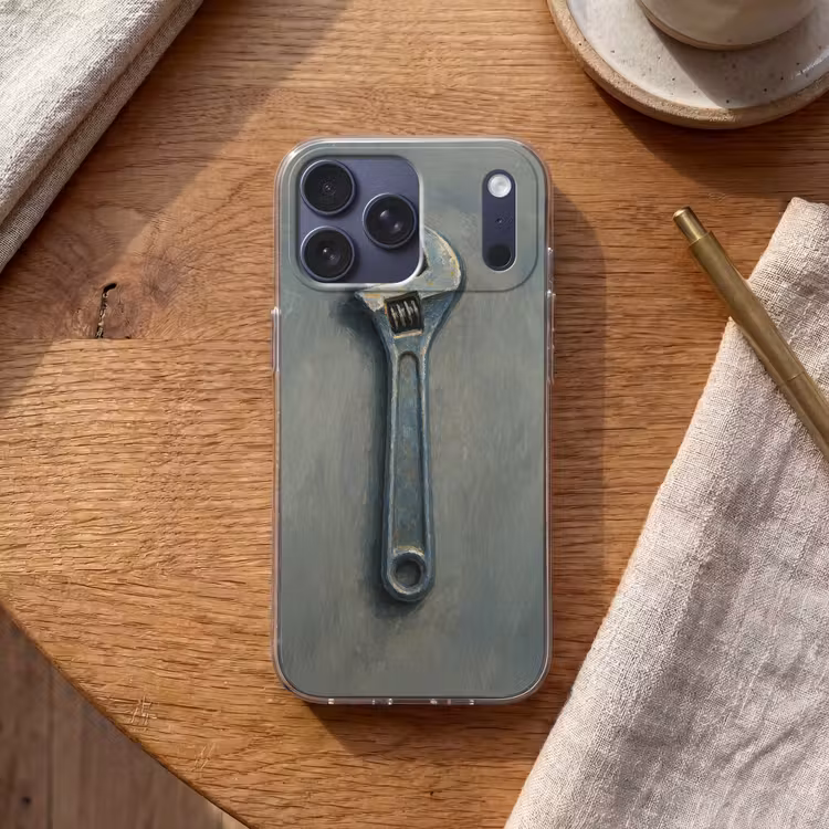 Telefoonhoesje Softcase - Moersleutel - Gereedschap - Verf — 2